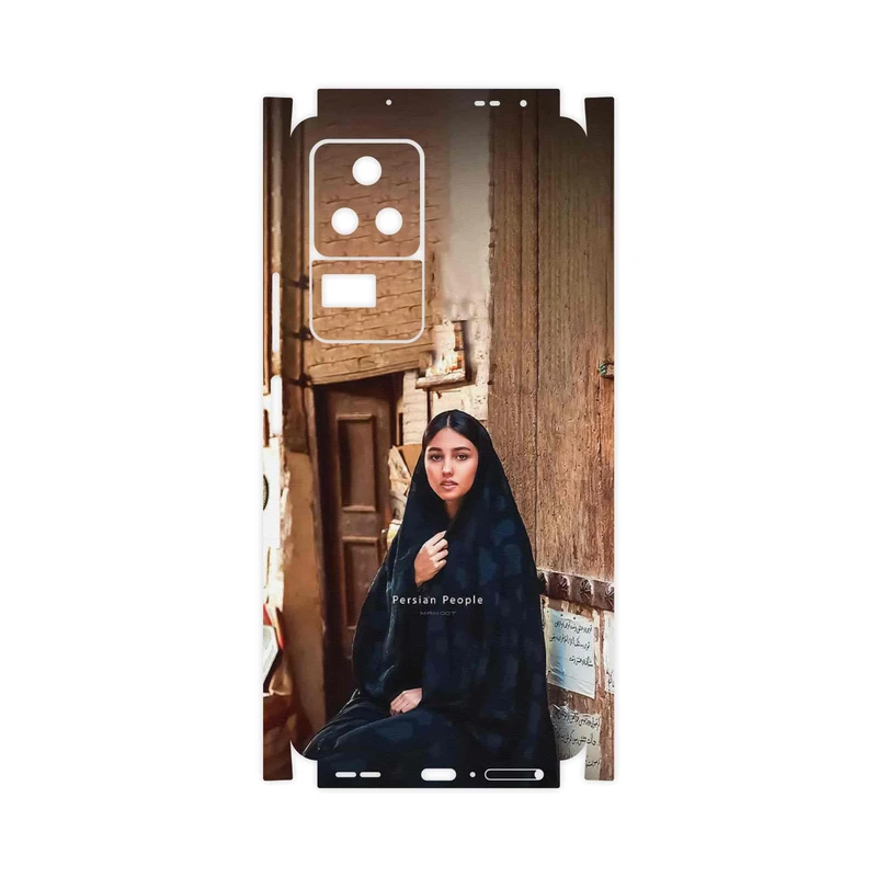 برچسب پوششی ماهوت مدل Portrait of an Iranian Woman-FullSkin مناسب برای گوشی موبایل شیائومی Poco F4 5G