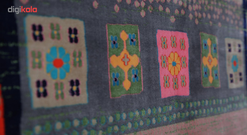 گبه ماشینی کاشان ابریشم کد 3001