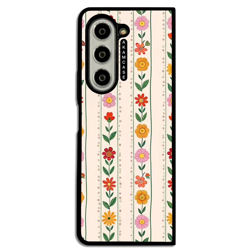 کاور آکام مدل AMC-WSGZFOLD5-FLOWERS-30 مناسب برای گوشی موبایل سامسونگ Galaxy Z Fold 5