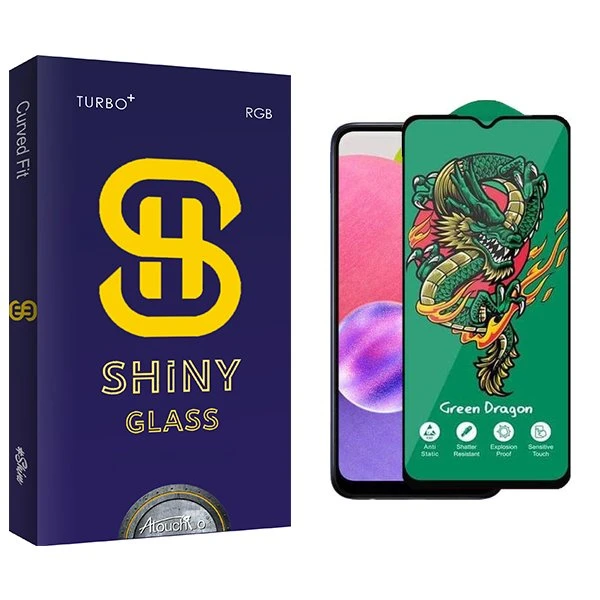 محافظ صفحه نمایش آتوچبو مدل Shiny Green_Dragon مناسب برای گوشی موبایل سامسونگ Galaxy A03s