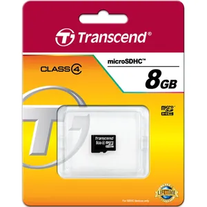 کارت حافظه‌ microSDHC ترنسند کلاس 4 ظرفیت 8 گیگابایت