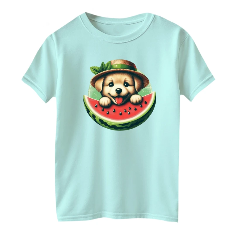 تی شرت آستین کوتاه بچگانه مدل سگ یلدایی کد 3