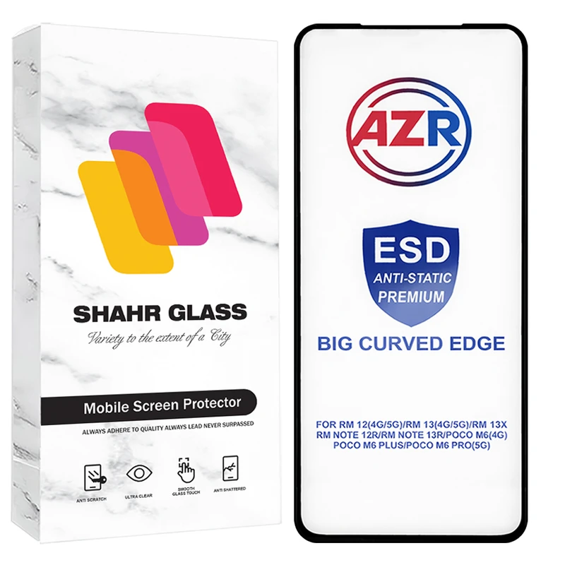 محافظ صفحه نمایش شهر گلس مدل AZRS مناسب برای گوشی موبایل شیائومی Poco X3 / Poco X3 NFC  