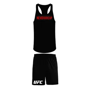 ست تاپ و شلوارک ورزشی مردانه اولسون مدل Never give up uf