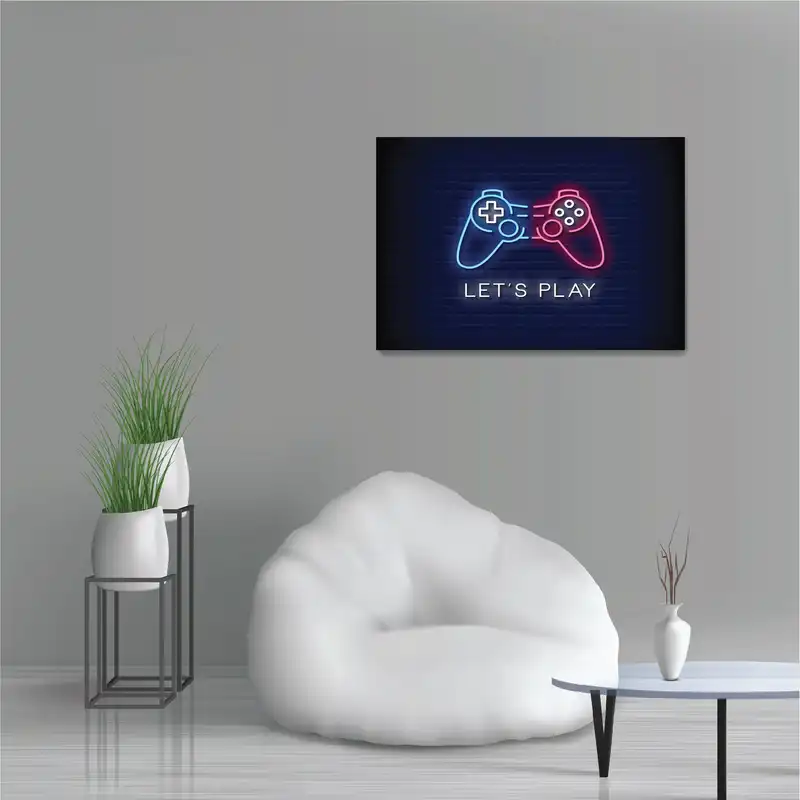 پوستر طرح گیمینگ نئون مدل NV0246