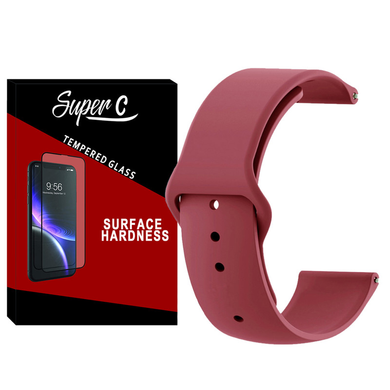 بند سوپرسی مدل BIS-Sic-SC مناسب برای ساعت هوشمند سامسونگ Galaxy watch 6 Classic 47mm