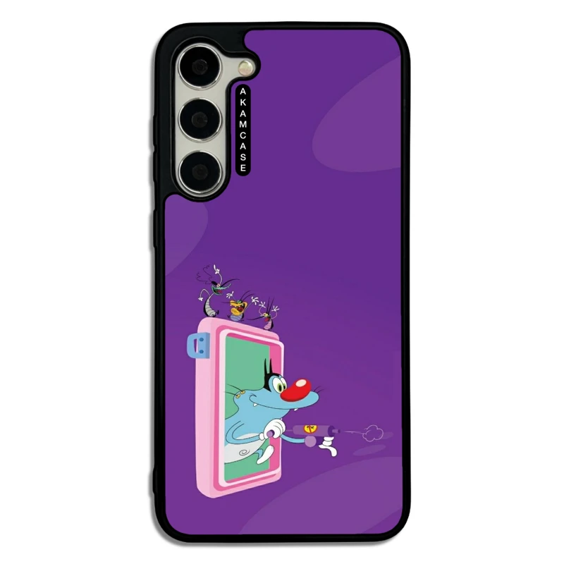 کاور آکام مدل AMC-WSGS23P-OGGY-14 مناسب برای گوشی موبایل سامسونگ Galaxy S23 Plus