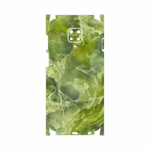 MAHOOT Green Crystal Marble-FullSkin Cover Sticker for Xiaomi Redmi Note 9 Pro