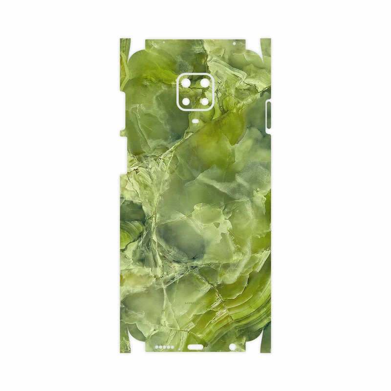 برچسب پوششی ماهوت مدل Green Crystal Marble-FullSkin مناسب برای گوشی موبایل شیائومی Redmi Note 9 Pro