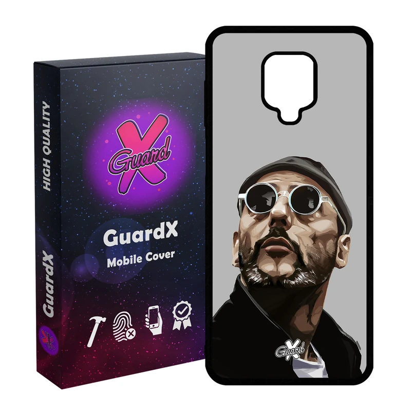کاور گارد ایکس طرح Leon مدل Glass10108 مناسب برای گوشی موبایل شیائومی Redmi Note 9S / Note 9 Pro / Note 9 Pro Max
