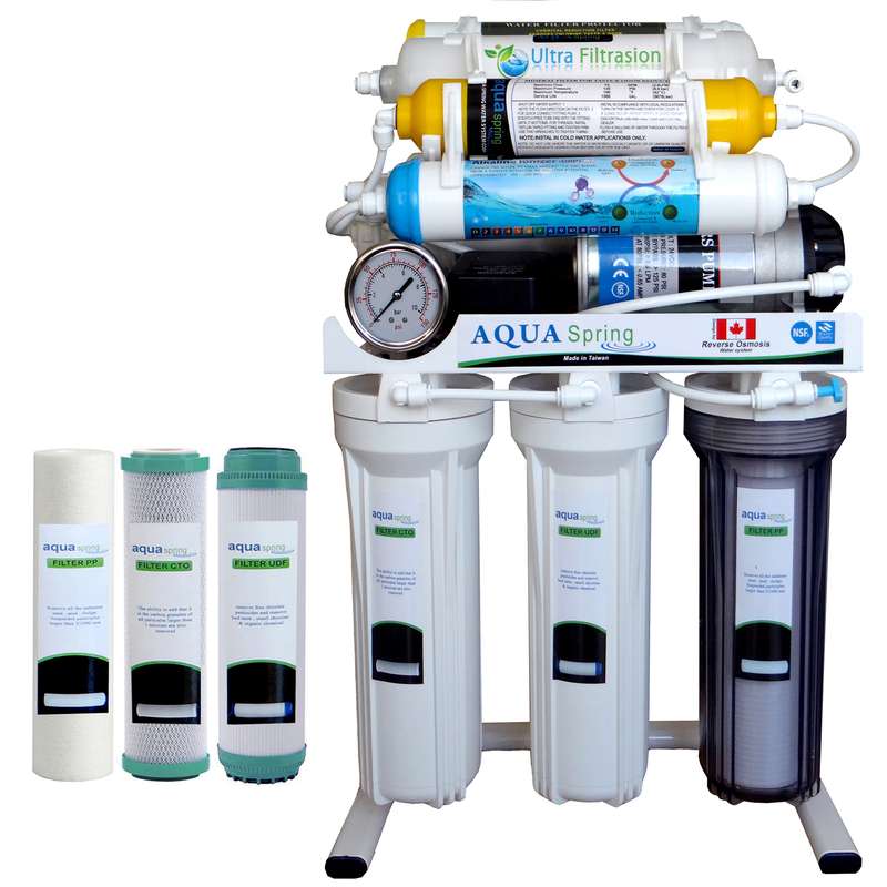 دستگاه تصفیه کننده آب آکوآ اسپرینگ مدل NF3900 به همراه فیلتر مجموعه 3 عددی دستگاه تصفیه کننده آب آکوآ اسپرینگ مدل NF3900 به همراه فیلتر مجموعه 3 عددی