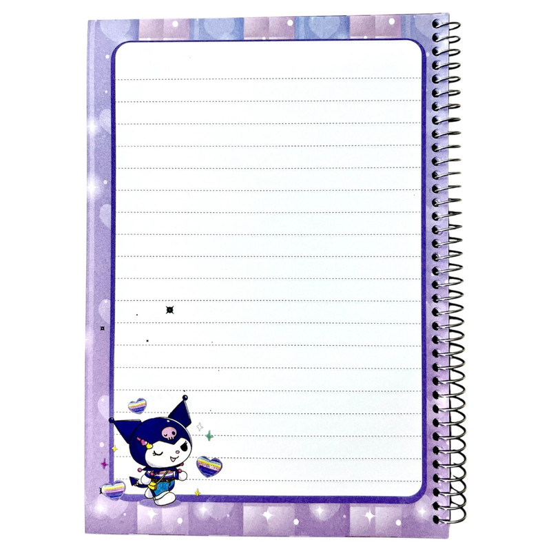 دفتر مشق 80 برگ آوان مدل حاشیه دار طرح کرومی رنگین کمان کد LF3