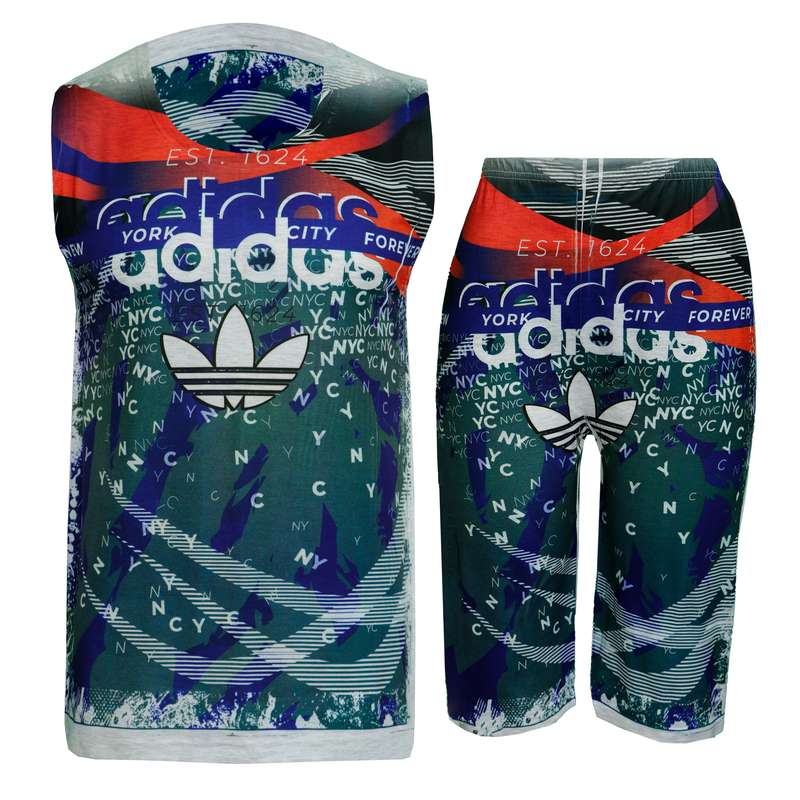 ست تاپ و شلوارک مردانه مدل AD-NYC کد 51710