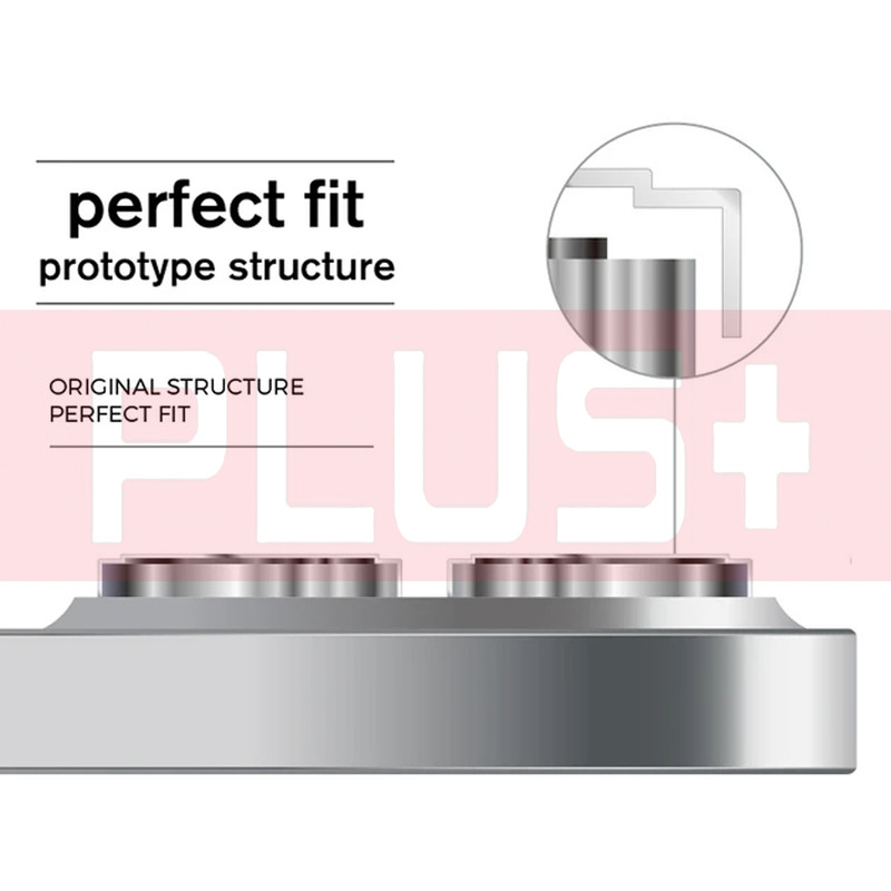 محافظ لنز دوربین پلاس مدل Ring-Metal-PL مناسب برای گوشی موبایل شیائومی Redmi Note 13 pro plus