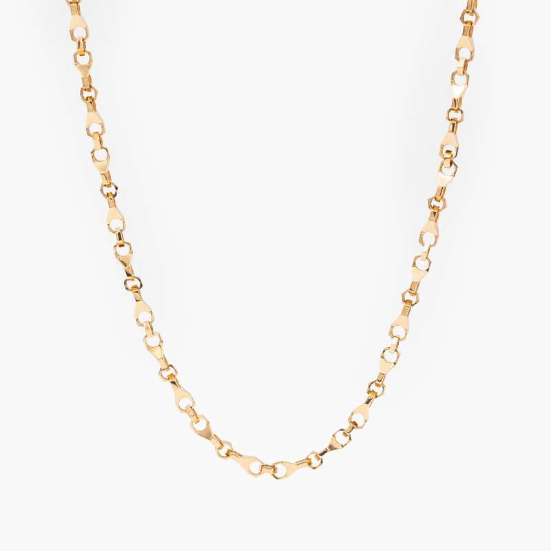 زنجیر طلا 18 عیار زنانه گالری دفینه مدل CHA1010 زنجیر طلا 18 عیار زنانه گالری دفینه مدل CHA1010