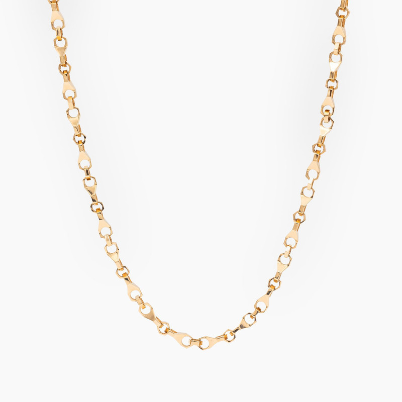 زنجیر طلا 18 عیار زنانه گالری دفینه مدل CHA1010 زنجیر طلا 18 عیار زنانه گالری دفینه مدل CHA1010