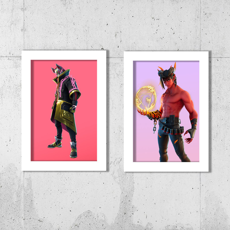 تابلو طرح FORTNITE مجموعه 7 عددی