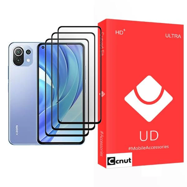 محافظ صفحه نمایش کوکونات مدل UD Ultra MIX003 مناسب برای گوشی موبایل شیائومی Mi 11 Lite بسته سه عددی