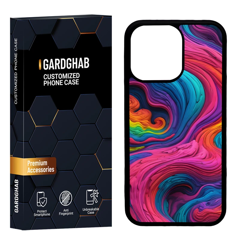 کاور گارد قاب مدل پشت گلس ساده مناسب برای گوشی موبایل اپل iPhone 13 Pro