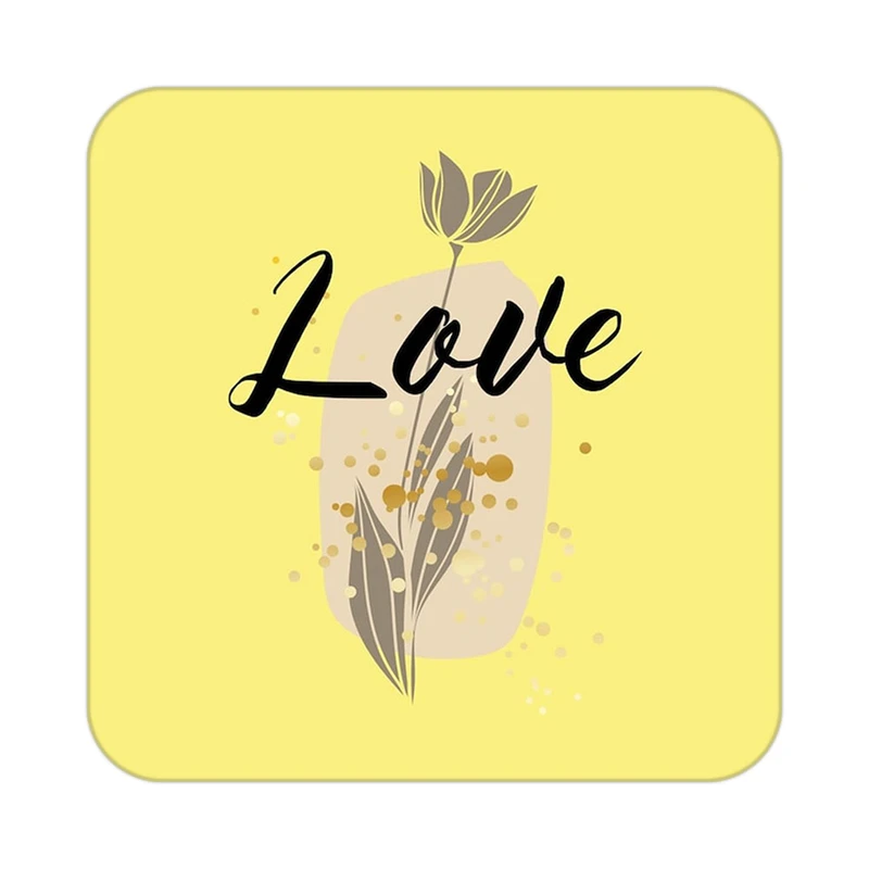 زیر لیوانی کاکتی طرح عاشقانه مدل mp39032