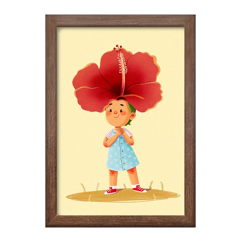 تابلو خندالو طرح دخترانه فانتزی کد 25719