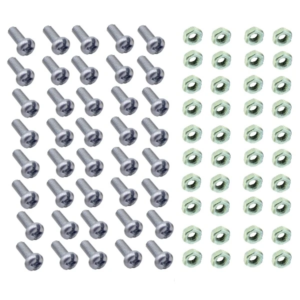  پیچ و مهره مدل M3 - 8MM مجموعه 80 عددی