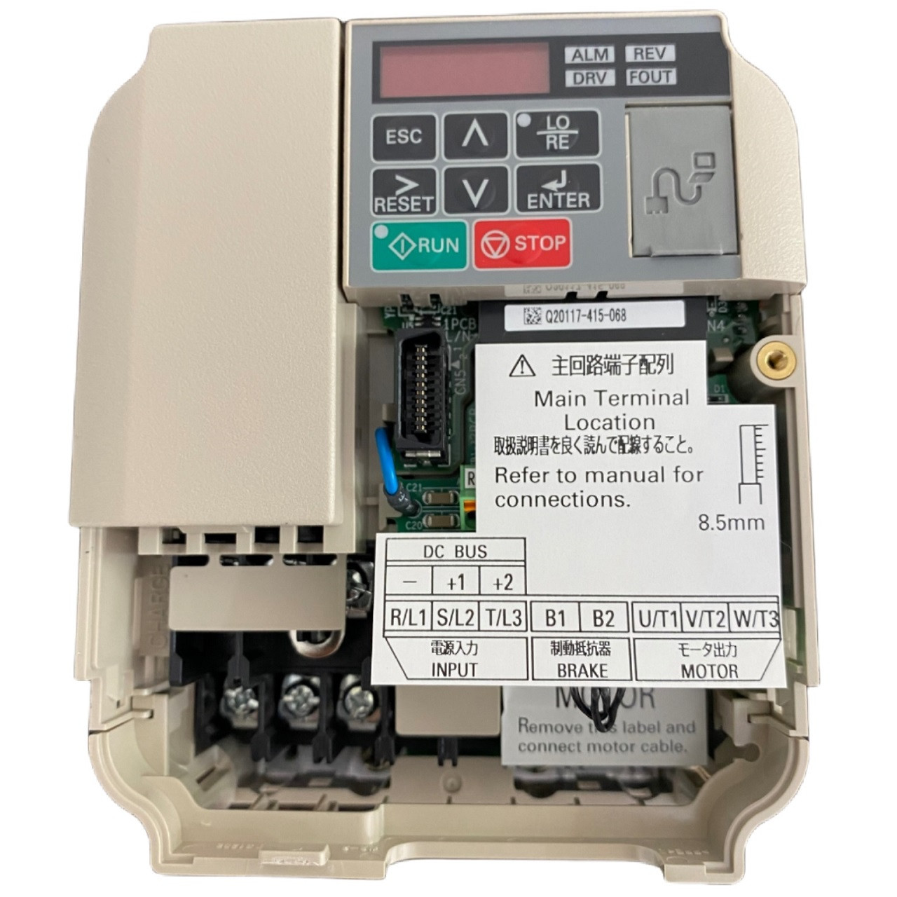 اینورتر ظرفیت 0.75 کیلووات یاسکاوا مدل V1000 اینورتر ظرفیت 0.75 کیلووات یاسکاوا مدل V1000