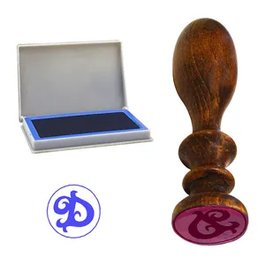 مهر رامان طرح حروف انگلیسی مدل حرف D کد 085 به همراه استامپ