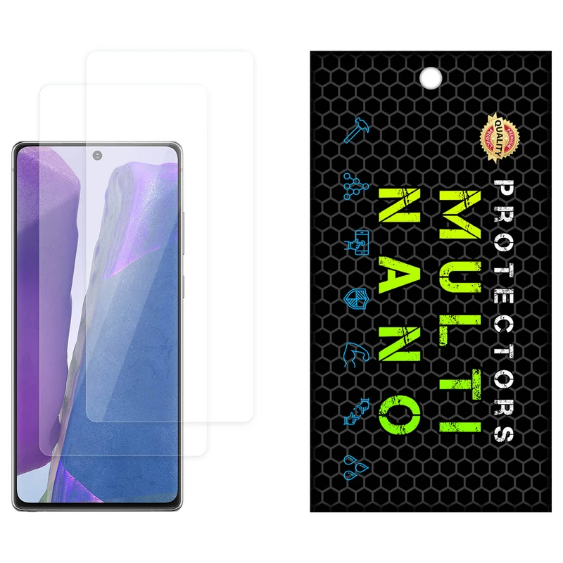 محافظ صفحه نمایش شفاف مولتی نانو مدل X-S2N مناسب برای گوشی موبایل سامسونگ Galaxy Note 20 5G بسته دو عددی