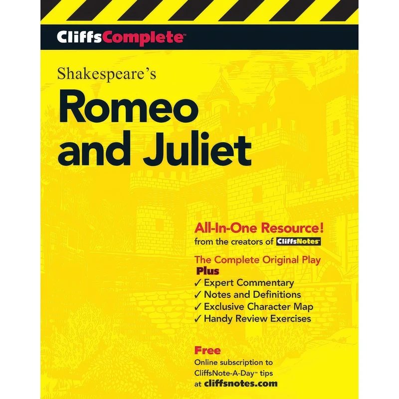 کتاب CliffsComplete Shakespeares Romeo and Juliet اثر William Shakespeare and Karin Jacobson Ph.D. and Sidney Lamb انتشارات تازه‌ها