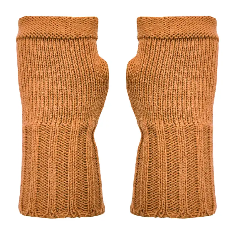 دستکش بافتنی زنانه مدل سیمپل کد ZGS01-KHR