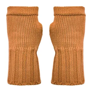 دستکش بافتنی زنانه مدل سیمپل کد ZGS01-KHR