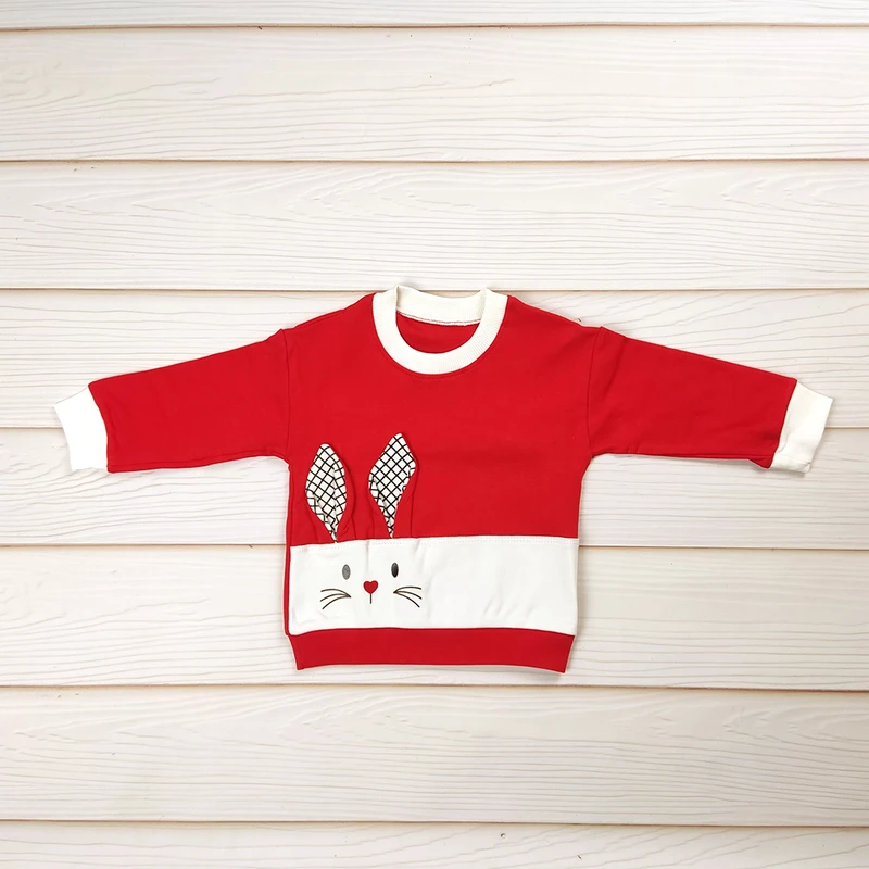 عکس شماره 4 : ست سویشرت و شلوار راحتی بچگانه مدل خرگوشی