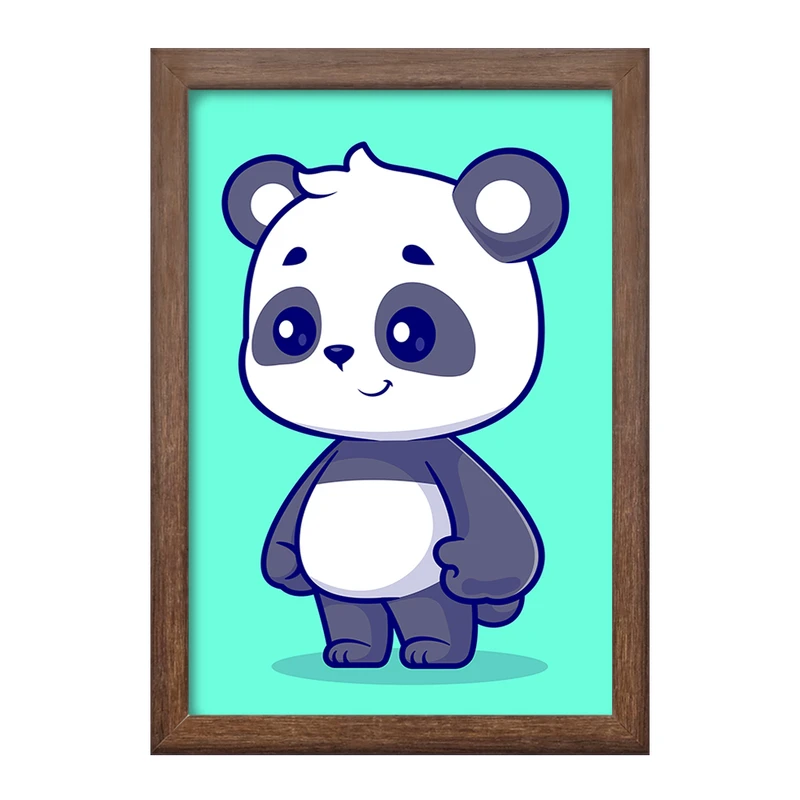 تابلو خندالو طرح حیوانات بامزه پاندا کد 29711