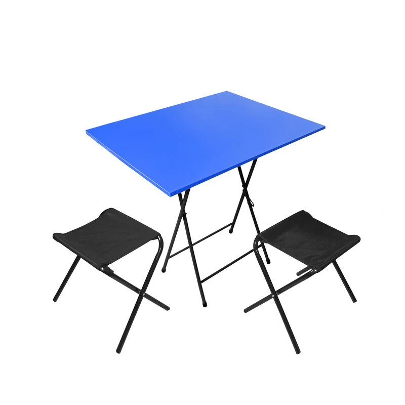میز و صندلی سفری میزیمو مدل برزنتی کد 10528 مجموعه 3 عددی