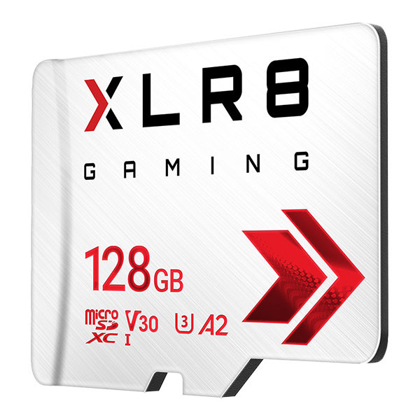 کارت حافظه microSD پی ان وای مدل XLR8 GAMING کلاس 10 / V30 استاندارد UHS-II U3  سرعت 100MBps ظرفیت 128 گیگابایت