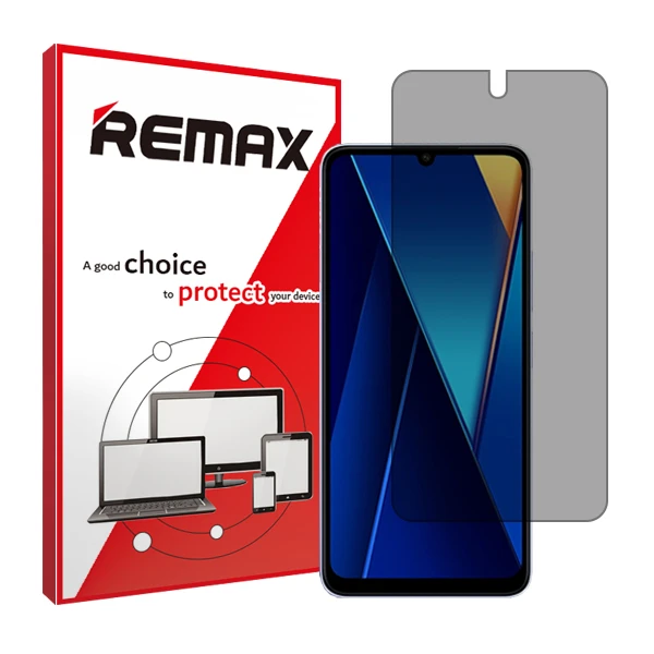 محافظ صفحه نمایش حریم شخصی ریمکس مدل HyPRV مناسب برای گوشی موبایل شیائومی Poco C65