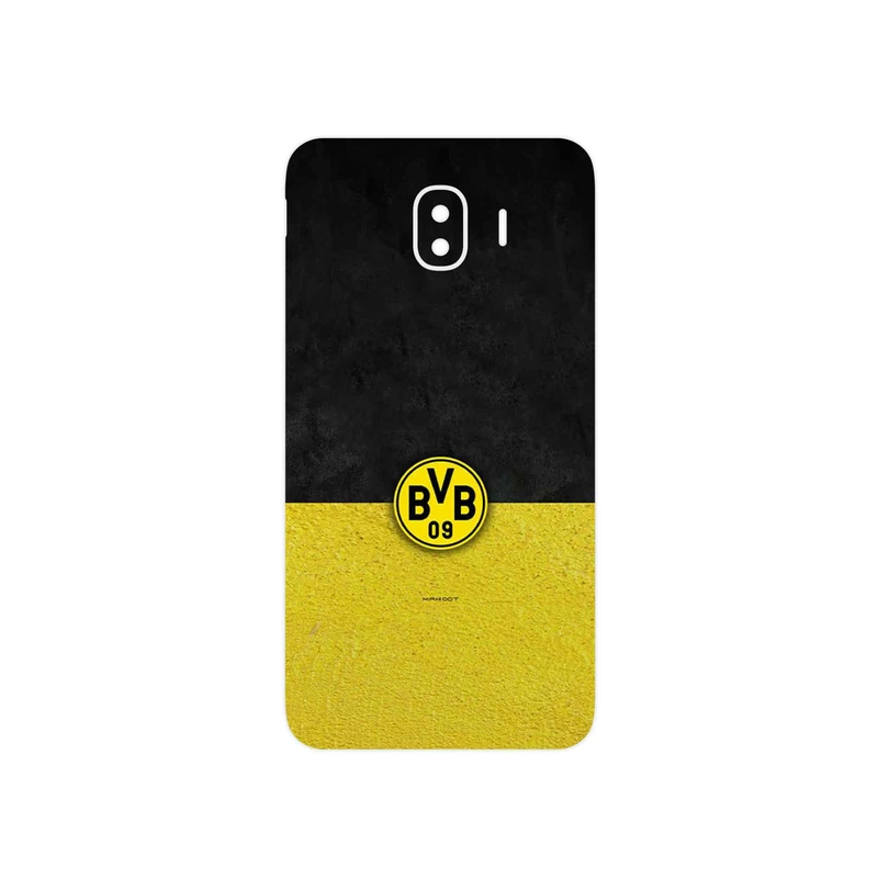 برچسب پوششی ماهوت مدل Borussia Dortmund FC مناسب برای گوشی موبایل سامسونگ Galaxy J4