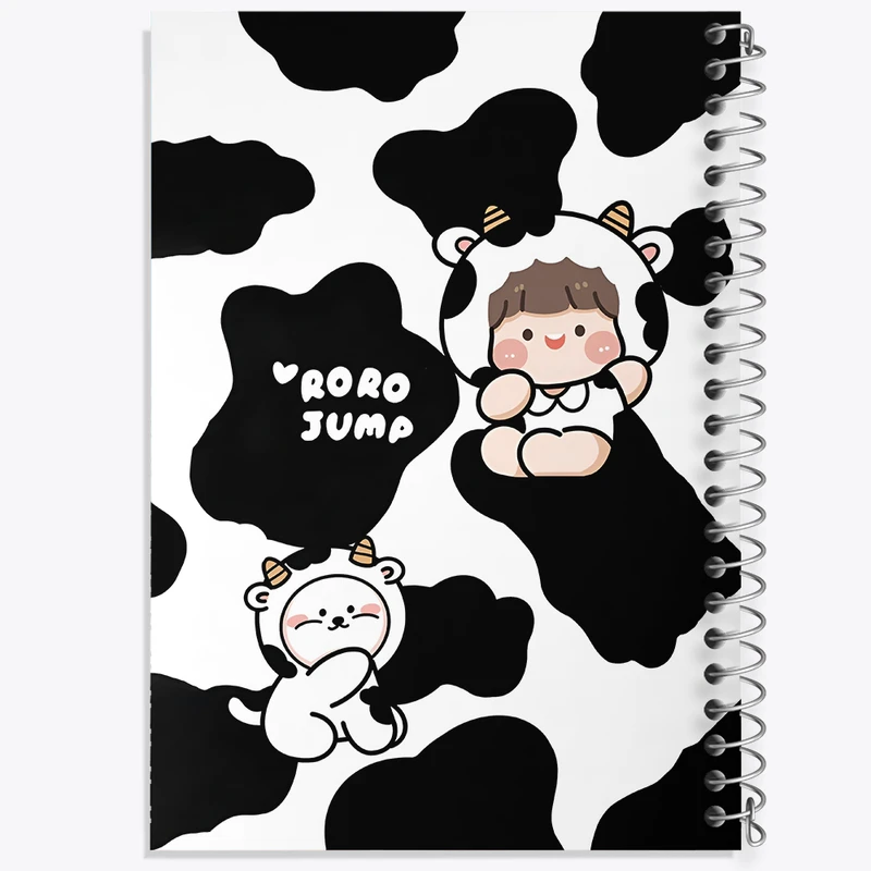 دفتر مشق 100 برگ خندالو طرح رورو جامپ کیوت کد N3932