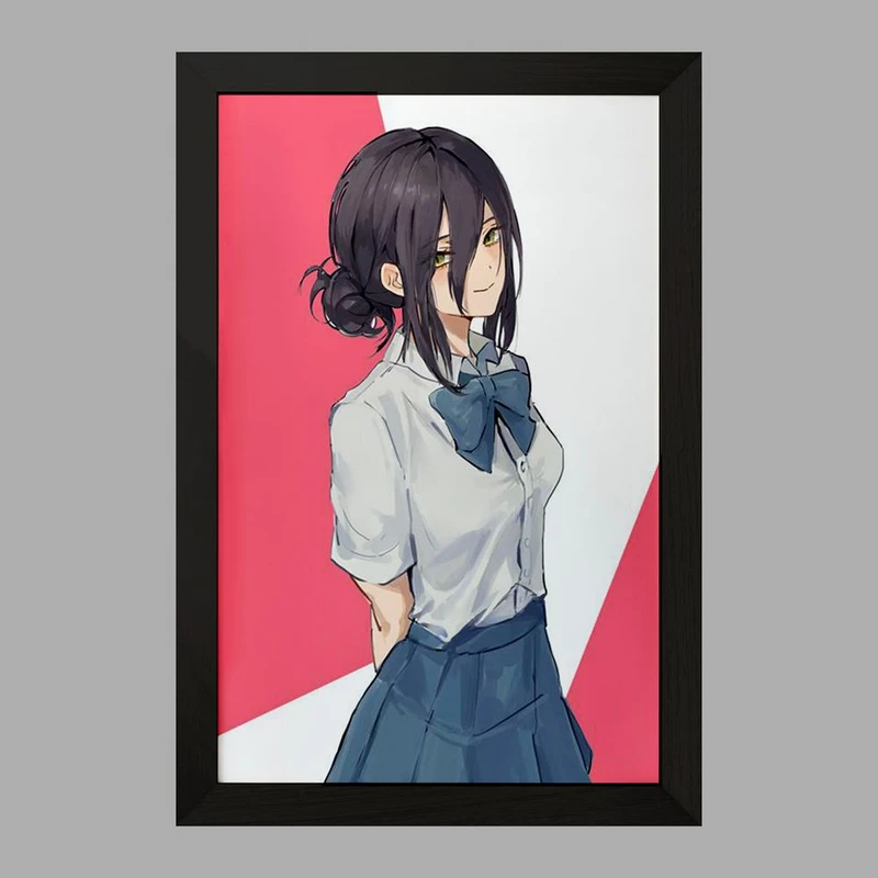 تابلو خندالو مدل ریزه انیمه مرد اره ای Chainsaw Man  کد 17914