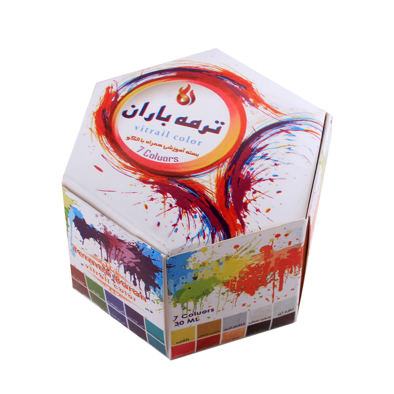 رنگ ویترای ترمه باران مدل 7C30 بسته 7 عددی