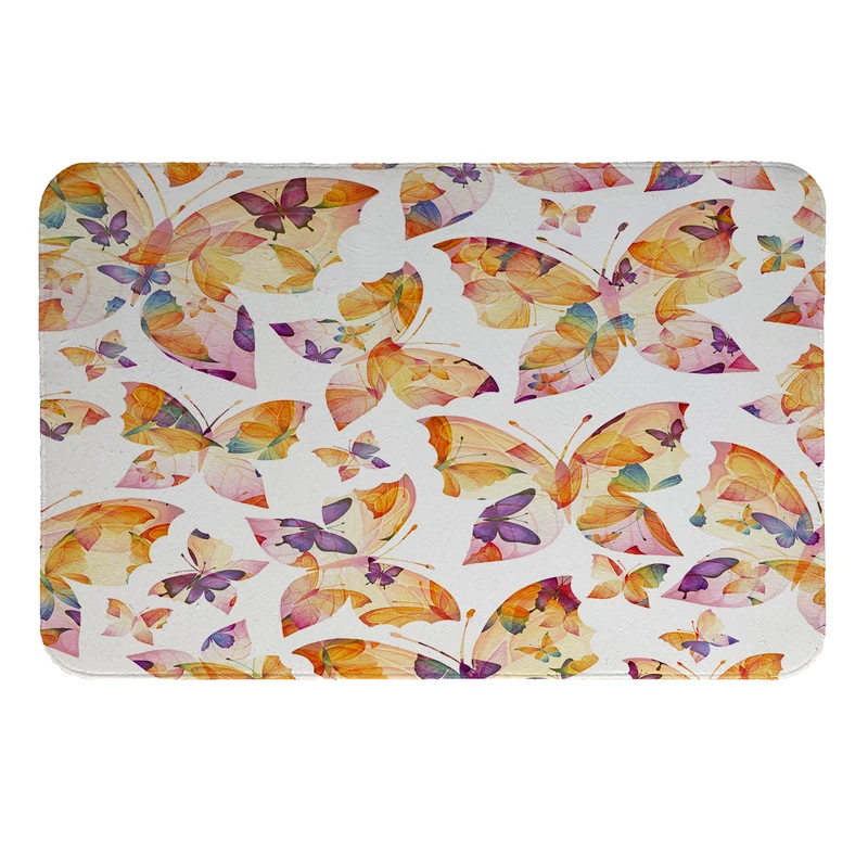  پادری طرح پروانه کد 5929 سایز 80 × 50 سانتی‌متر