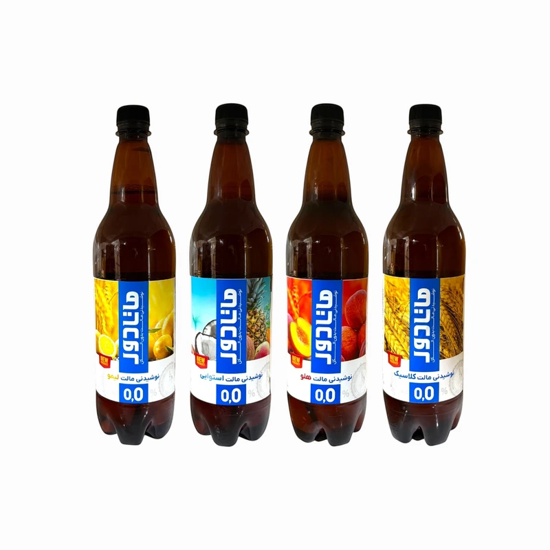 ماءالشعیر مالت چهار طعم ماتادور - 1 لیتر بسته 4 عددی