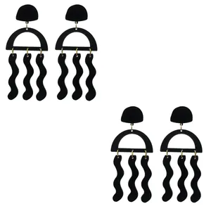 گوشواره زنانه هانستو مدل E2-086 مجموعه دو عددی