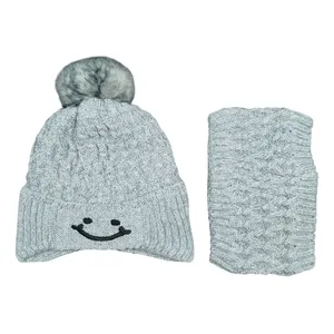 ست کلاه و شال گردن بچگانه مدل داخل خز MR-HAT