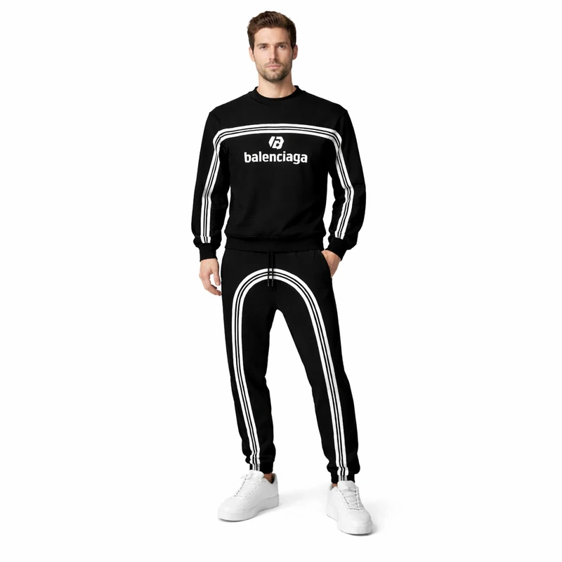 ست تی‌شرت آستین بلند و شلوار راحتی مردانه مدل 4546