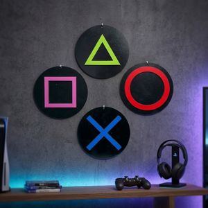 دیوارکوب مدل گیمینگ پلی استیشن playstation مجموعه 4 عددی