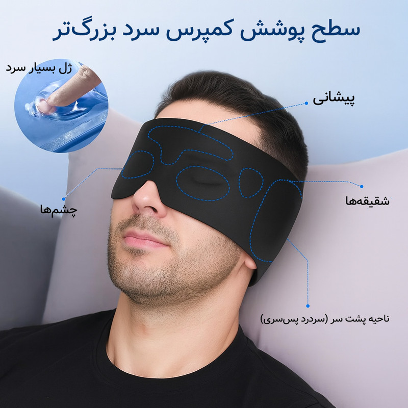 پد سرد و گرم مدل ژله‌ای کد 5580