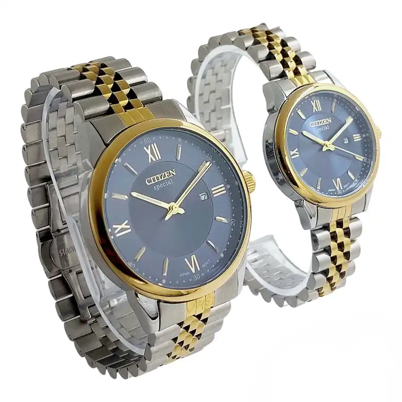 ست ساعت مچی عقربه ای زنانه و مردانه مدل کلاسیک