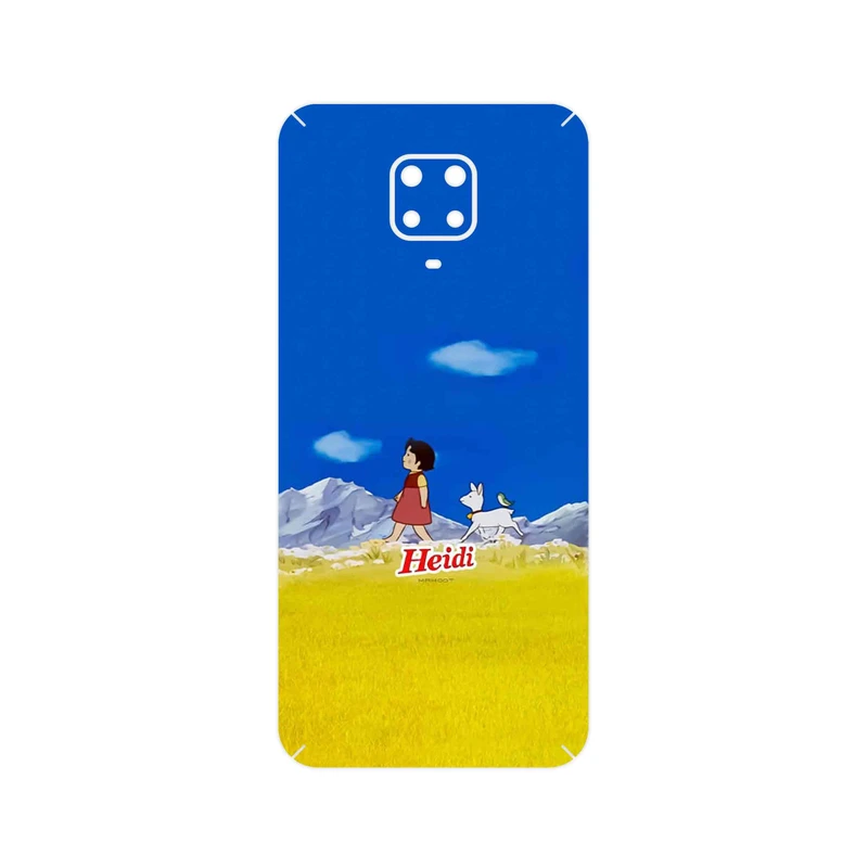 برچسب پوششی ماهوت مدل Heidi Girl of the Alps مناسب برای گوشی موبایل شیائومی Redmi Note 9 Pro